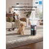 image:imageDREO Smart Air Purifier With RGBIC LightHome Air Cleaner with WiFiVoiceAlexa 4 Speeds amp AutoTurboHEPA Sleep Modes for Smoke Dust Pollen Odor PM25 Monitor DREO 530S DRHAP010S BlackSliver Pet  WiFi